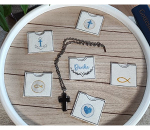 Stickserie ITH -  Rosenkranztasche Vol. 2